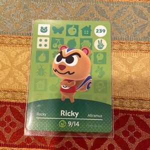 Genuine ACNH amiibo for Ricky